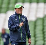 7 June 2017; Republic of Ireland assistant manager Roy Keane during squad training at the Aviva Stadium in Dublin. Photo by David Maher/Sportsfile