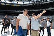 7 June 2017; Ireland's Dave Heffernan on a tour of the MetLife Stadium in New Jersey during the team's down day ahead of their match against USA. Photo by Ramsey Cardy/Sportsfile