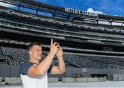 7 June 2017; Ireland's Josh van der Flier on a tour of the MetLife Stadium in New Jersey during the team's down day ahead of their match against USA. Photo by Ramsey Cardy/Sportsfile