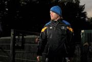 17 January 2012; Leinster's Gordon D'Arcy arrives for squad training ahead of their Heineken Cup, Pool 3, Round 6, game against Montpellier on Saturday. Leinster Rugby Squad Training, UCD, Belfield, Dublin. Photo by Sportsfile