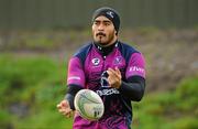 18 January 2012; Connacht's Henry Fa'afili in action during squad training ahead of their Heineken Cup, Pool 6, Round 6, game against Harlequins on Friday. Connacht Rugby Squad Training, Sportsground, Galway. Picture credit: Diarmuid Greene / SPORTSFILE