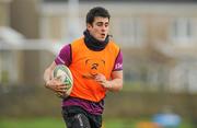 18 January 2012; Connacht's Tiernan O'Halloran in action during squad training ahead of their Heineken Cup, Pool 6, Round 6, game against Harlequins on Friday. Connacht Rugby Squad Training, Sportsground, Galway. Picture credit: Diarmuid Greene / SPORTSFILE