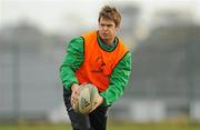 18 January 2012; Connacht's Niall O'Connor in action during squad training ahead of their Heineken Cup, Pool 6, Round 6, game against Harlequins on Friday. Connacht Rugby Squad Training, Sportsground, Galway. Picture credit: Diarmuid Greene / SPORTSFILE