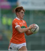 4 June 2017; Rioghan Meehan of Armagh during the Ulster GAA Football Minor Championship Quarter-Final match between Down and Armagh at Páirc Esler, in Newry. Photo by Daire Brennan/Sportsfile