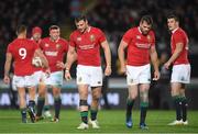 7 June 2017; Robbie Henshaw, left, and Jared Payne of the British & Irish Lions during the match between Auckland Blues and the British & Irish Lions at Eden Park in Auckland, New Zealand. Photo by Stephen McCarthy/Sportsfile
