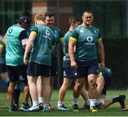 8 June 2017; Ireland's Andrew Porter, right, during squad training at the Stevens Institute of Technology in Hoboken, New Jersey, USA. Photo by Ramsey Cardy/Sportsfile