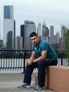 8 June 2017; Ireland's Tiernan O'Halloran poses for a portrait following a press conference at the Hyatt Regency Hotel in Jersey City, New Jersey, USA. Photo by Ramsey Cardy/Sportsfile