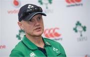 8 June 2017; Ireland head coach Joe Schmidt during a press conference at the Hyatt Regency Hotel in Jersey City, New Jersey, USA. Photo by Ramsey Cardy/Sportsfile