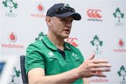8 June 2017; Ireland head coach Joe Schmidt during a press conference at the Hyatt Regency Hotel in Jersey City, New Jersey, USA. Photo by Ramsey Cardy/Sportsfile