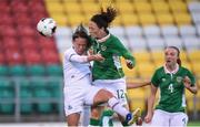 8 June 2017; Megan Campbell of Republic of Ireland  in action against Sif Atladóttir of Iceland during the Women's International Friendly match between Republic of Ireland and Iceland at Tallaght Stadium in Dublin. Photo by Matt Browne/Sportsfile