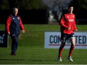 9 June 2017; Jonathan Sexton and head coach Warren Gatland during the British & Irish Lions captain's run at Linwood Rugby Club in Christchurch, New Zealand. Photo by Stephen McCarthy/Sportsfile