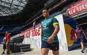9 June 2017; Ireland's Andrew Porter during their captains run at the Red Bull Arena in Harrison, New Jersey, USA. Photo by Ramsey Cardy/Sportsfile