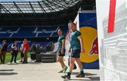 9 June 2017; Ireland's John Cooney, left, and John Ryan during their captains run at the Red Bull Arena in Harrison, New Jersey, USA. Photo by Ramsey Cardy/Sportsfile