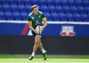 9 June 2017; Ireland's Jacob Stockdale during their captains run at the Red Bull Arena in Harrison, New Jersey, USA. Photo by Ramsey Cardy/Sportsfile