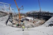 29 May 2009; A general view of the Lansdowne Re-development project. Lansdowne Road, Dublin. Picture credit: Brian Lawless / SPORTSFILE