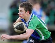 19 January 2012; Stephen Duke, Gorey C.S. McMullan Cup Final, Gorey C.S. v St. Conleths, Greystones RFC, Dr. Hickey Park, Greystones, Co. Wicklow. Picture credit: Matt Browne / SPORTSFILE