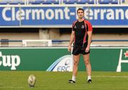 20 January 2012; Ulster's Ruan Pienaar practises kicking during the Captain's Run ahead of their Heineken Cup, Pool 4, Round 6, game against Clermont Auvergne on Saturday. Ulster Rugby Captain's Run, Stade Marcel Michelin, Clermont-Ferrand, France. Picture credit: Oliver McVeigh / SPORTSFILE