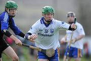 18 January 2012; John Meagher, Thurles CBS, in action against Jack Flaherty, Nenagh CBS. Dr Harty Cup Quarter-Final, Nenagh CBS v Thurles CBS, Dolla, Co. Tipperary. Picture credit: Matt Browne / SPORTSFILE