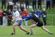 18 January 2012; Pat Ralph, Thurles CBS, in action against Jack Loughnane, Nenagh CBS. Dr Harty Cup Quarter-Final, Nenagh CBS v Thurles CBS, Dolla, Co. Tipperary. Picture credit: Matt Browne / SPORTSFILE