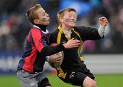 21 January 2012; Ashbourne RFC in action against Coolmine RFC, during the half-time mini-games. Heineken Cup, Pool 3, Round 6, Leinster v Montpellier, RDS, Ballsbridge, Dublin. Picture credit: Barry Cregg / SPORTSFILE
