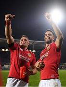 10 June 2017; CJ Stander, left, and Conor Murray of the British & Irish Lions following the match between Crusaders and the British & Irish Lions at AMI Stadium in Christchurch, New Zealand. Photo by Stephen McCarthy/Sportsfile