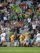 10 June 2017; A general view of supporters in the Hogan Stand as the teams leave the field at half-time in the Lory Meagher Cup Final match between Leitrim and Warwickshire at Croke Park in Dublin. Photo by Piaras Ó Mídheach/Sportsfile