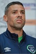10 June 2017; Jonathan Walters of Republic of Ireland during a press conference at the FAI National Training Centre in Abbotstown, Dublin. Photo by Sam Barnes/Sportsfile
