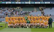 10 June 2017; The Leitrim squad before the Lory Meagher Cup Final match between Leitrim and Warwickshire at Croke Park in Dublin. Photo by Piaras Ó Mídheach/Sportsfile