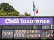 10 June 2017; The final score after the Munster GAA Football Senior Championship Semi-Final match between Cork and Tipperary at Pairc Ui Rinn in Cork. Photo by Matt Browne/Sportsfile