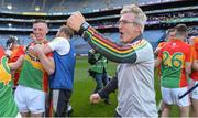 10 June 2017; Carlow manager Colm Bonnar celebrates after the Christy Ring Cup Final match between Antrim and Carlow at Croke Park in Dublin. Photo by Piaras Ó Mídheach/Sportsfile