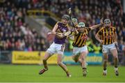 10 June 2017; Harry Kehoe of Wexford in action against Paddy Deegan of Kilkenny during the Leinster GAA Hurling Senior Championship Semi-Final match between Wexford and Kilkenny at Wexford Park in Wexford. Photo by Daire Brennan/Sportsfile