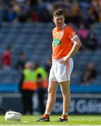 10 June 2017; Odhrán Curry of Armagh dejected after the Nicky Rackard Cup Final match between Armagh and Derry at Croke Park in Dublin. Photo by Piaras Ó Mídheach/Sportsfile