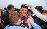 10 June 2017; Lee Chin of Wexford celebrates at the end of the Leinster GAA Hurling Senior Championship Semi-Final match between Wexford and Kilkenny at Wexford Park in Wexford. Photo by Daire Brennan/Sportsfile