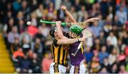 10 June 2017; Conor McDonald of Wexford in action against Kieran Joyce of Kilkenny during the Leinster GAA Hurling Senior Championship Semi-Final match between Wexford and Kilkenny at Wexford Park in Wexford. Photo by Daire Brennan/Sportsfile