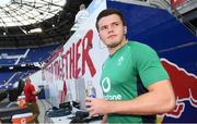 10 June 2017; Jacob Stockdale of Ireland ahead of the international match between Ireland and USA at the Red Bull Arena in Harrison, New Jersey, USA. Photo by Ramsey Cardy/Sportsfile