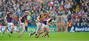 10 June 2017; Conor McDonald of Wexford in action against Conor O'Shea of Kilkenny during the Leinster GAA Hurling Senior Championship Semi-Final match between Wexford and Kilkenny at Wexford Park in Wexford. Photo by Daire Brennan/Sportsfile