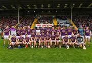 10 June 2017; The Wexford squad before the Leinster GAA Hurling Senior Championship Semi-Final match between Wexford and Kilkenny at Wexford Park in Wexford. Photo by Ray McManus/Sportsfile