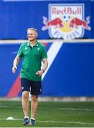 10 June 2017; Ireland head coach Joe Schmidt ahead of the international match between Ireland and USA at the Red Bull Arena in Harrison, New Jersey, USA. Photo by Ramsey Cardy/Sportsfile