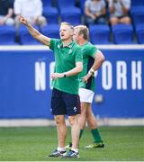10 June 2017; Ireland head coach Joe Schmidt ahead of the international match between Ireland and USA at the Red Bull Arena in Harrison, New Jersey, USA. Photo by Ramsey Cardy/Sportsfile