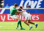 10 June 2017; Mike Te’o of USA is tackled by Jacob Stockdale of Ireland during the international match between Ireland and USA at the Red Bull Arena in Harrison, New Jersey, USA. Photo by Ramsey Cardy/Sportsfile