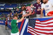 10 June 2017; Ireland's Garry Ringrose following their victory in the international match between Ireland and USA at the Red Bull Arena in Harrison, New Jersey, USA. Photo by Ramsey Cardy/Sportsfile