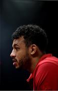 11 June 2017; Courtney Lawes of the British & Irish Lions during a press conference at the Scenic Hotel Southern Cross in Dunedin, New Zealand. Photo by Stephen McCarthy/Sportsfile