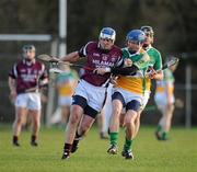 22 January 2012; Brendan Murtagh, Westmeath, in action against Stephen Wynne, Offaly. Bord na Mona Walsh Cup, Westmeath v Offaly, Coralstown Kinnegad GAA Club, Kinnegad, Co. Westmeath. Picture credit: Ray McManus / SPORTSFILE
