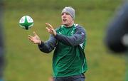 24 January 2012; Ireland captain Paul O'Connell in action during squad training ahead of their RBS Six Nations Rugby Championship game against Wales on February 5th. Ireland Rugby Squad Training, University of Limerick, Limerick. Picture credit: Diarmuid Greene / SPORTSFILE