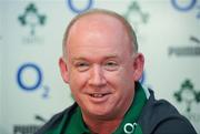 24 January 2012; Ireland head coach Declan Kidney speaking during a press conference ahead of their RBS Six Nations Rugby Championship game against Wales on February 5th. Ireland Rugby Squad Press Conference, Limerick Strand Hotel, Ennis Road, Limerick City. Picture credit: Diarmuid Greene / SPORTSFILE