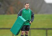 24 January 2012; Ireland's James Coughlan during squad training ahead of their RBS Six Nations Rugby Championship game against Wales on February 5th. Ireland Rugby Squad Training, University of Limerick, Limerick. Picture credit: Diarmuid Greene / SPORTSFILE