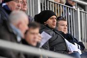 22 January 2012; Leinster's Isa Nacewa and Gordon D'Arcy, right, watch the match. British & Irish Cup Quarter-Final, Leinster A v Pontypridd, Donnybrook Stadium, Donnybrook, Dublin. Picture credit: Brian Lawless / SPORTSFILE