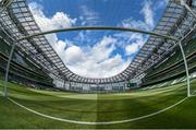 11 June 2017; A general view of the Aviva Stadium prior to the kick off of the FIFA World Cup Qualifier Group D match between Republic of Ireland and Austria at Aviva Stadium, in Dublin. Photo by Seb Daly/Sportsfile