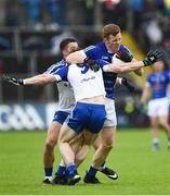 11 June 2017; Niall McDermott of Cavan in action against Karl O’Connell of Monaghan during the Ulster GAA Football Senior Championship Quarter-Final match between Cavan and Monaghan at Kingspan Breffni, in Cavan. Photo by Oliver McVeigh/Sportsfile