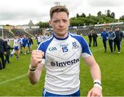11 June 2017; Conor McManus reacts as he comes off the field after the Ulster GAA Football Senior Championship Quarter-Final match between Cavan and Monaghan at Kingspan Breffni, in Cavan. Photo by Oliver McVeigh/Sportsfile
